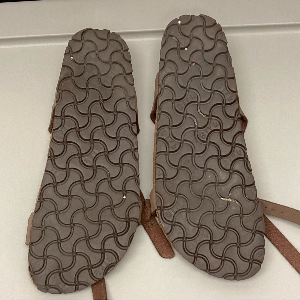 Birkenstock Tan Leather Sandals - Picture 6 of 10